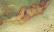 Vincent Van Gogh Nude Woman Reclining (nn04) oil painting artist